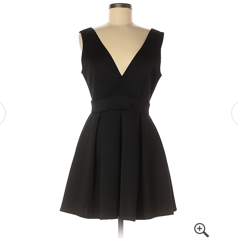 Black skater dress